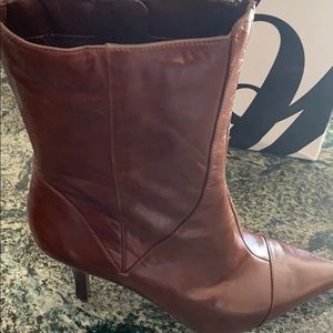 Nine West leather booties